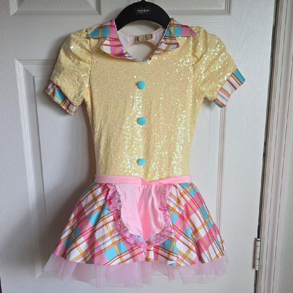 Revolution Yellow and Pink Dance Costumes